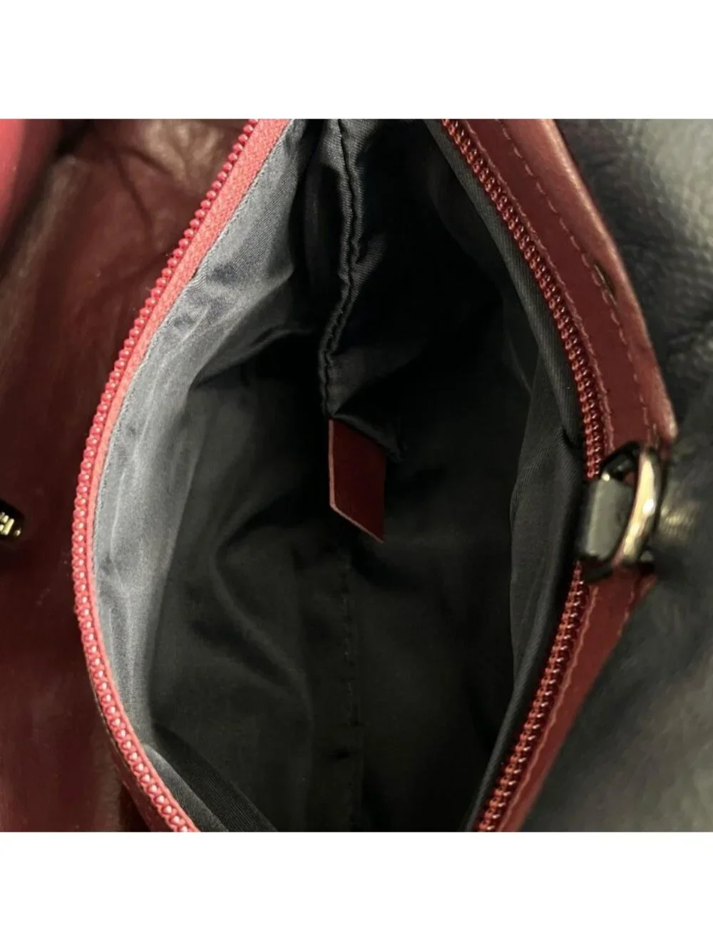 Chanel Handbag Coco Cocoon Leather Black Silver